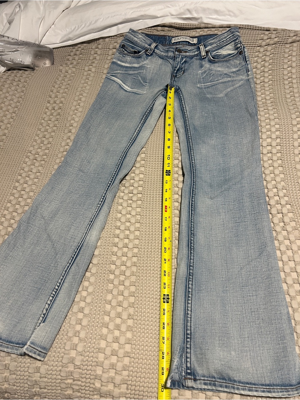 Express Light Blue Flared Women’s Jeans